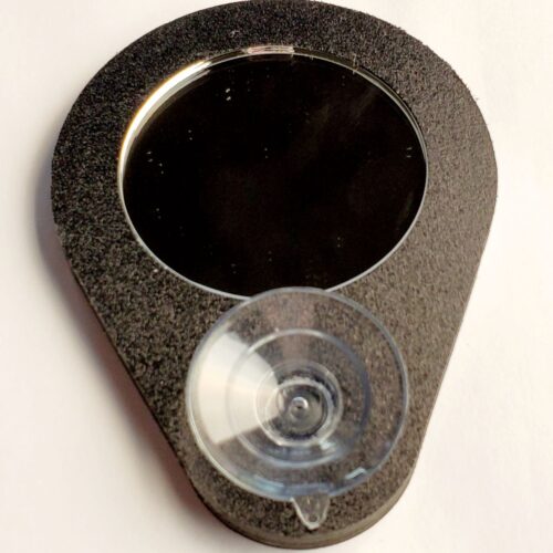 Viewing Mirror With Attached Suction Cup