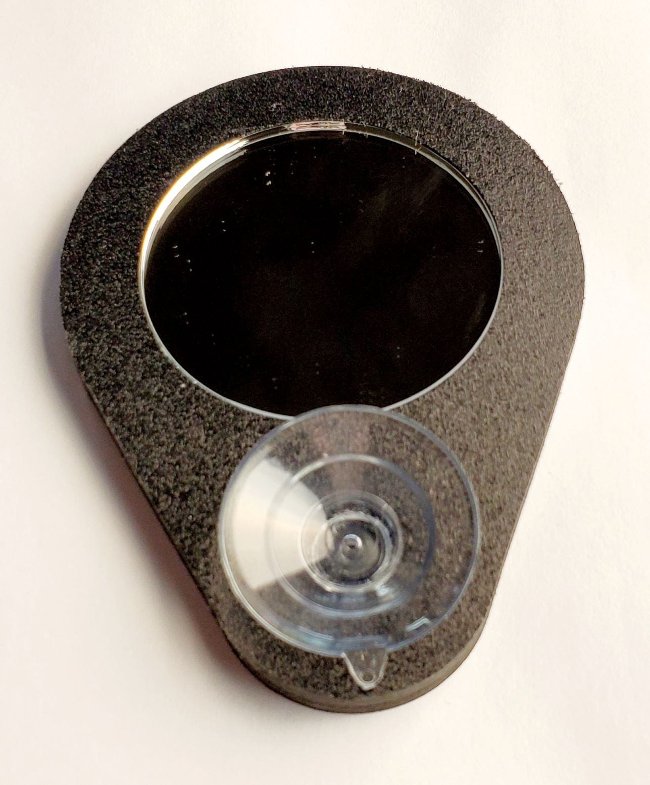 Viewing Mirror With Attached Suction Cup